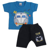 Newborn Boys Half Sleeves Suit - Blue, Kids, Newborn Boys Sets And Suits, Chase Value, Chase Value