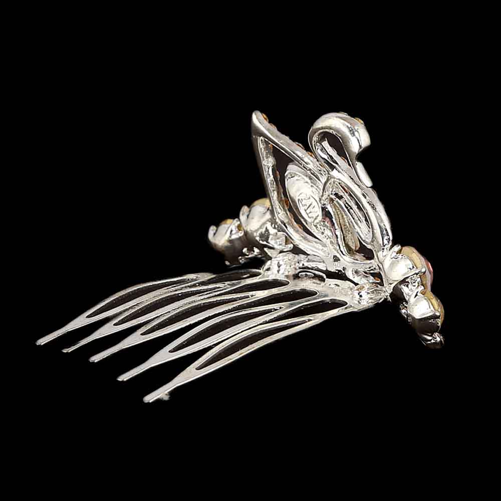 Metal Comb Crown For Women - White, Women, Hair And Head Jewellery, Chase Value, Chase Value
