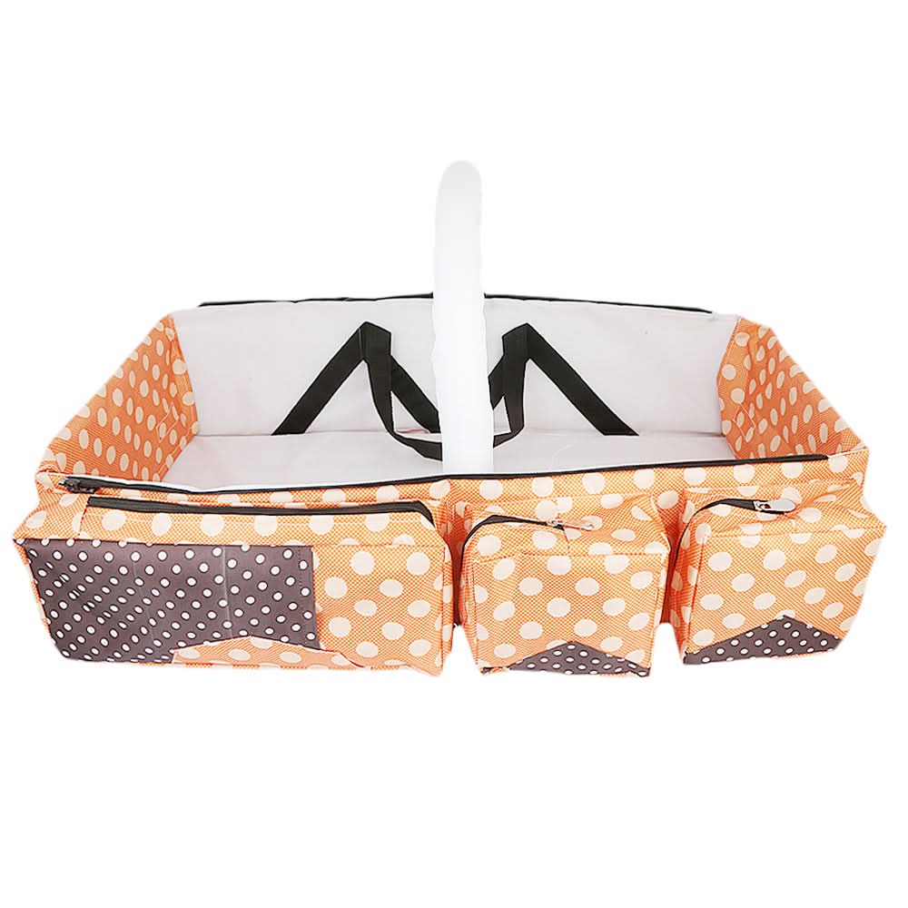 Newborn Baby Bag & Bed 4 in 1 - Orange, Kids, Sleeping Bags, Kids, Maternity Bag (Diaper Bag), Chase Value, Chase Value