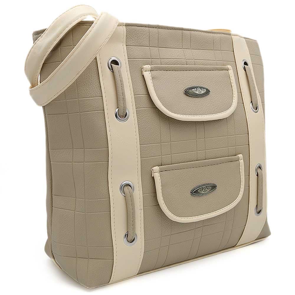 Women's Handbag (8653) - Beige, Women, Bags, Chase Value, Chase Value