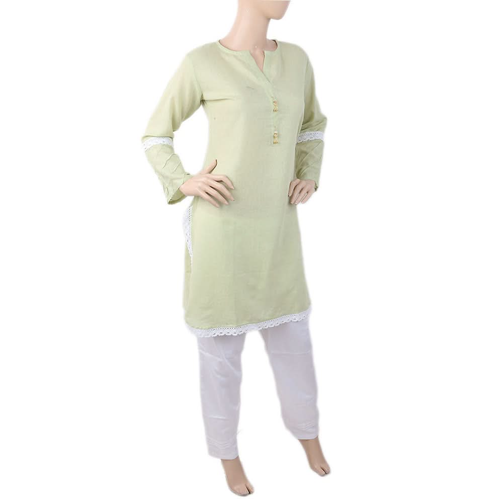 Women's Shalwar Suit - Light Green, Women, Shalwar Suits, Chase Value, Chase Value