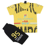 Boys Short Suit - Yellow, Kids, Boys Sets And Suits, Chase Value, Chase Value