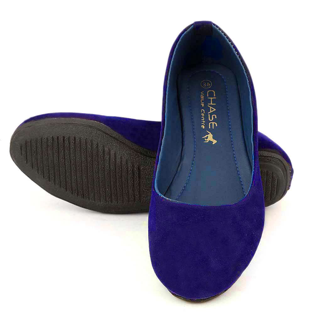 Women's Velvet Pumps 1820 - Navy Blue, Women, Pumps, Chase Value, Chase Value