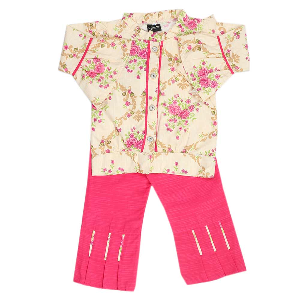 Girls Full Sleeves Suit - Fawn, Girls Suits, Chase Value, Chase Value