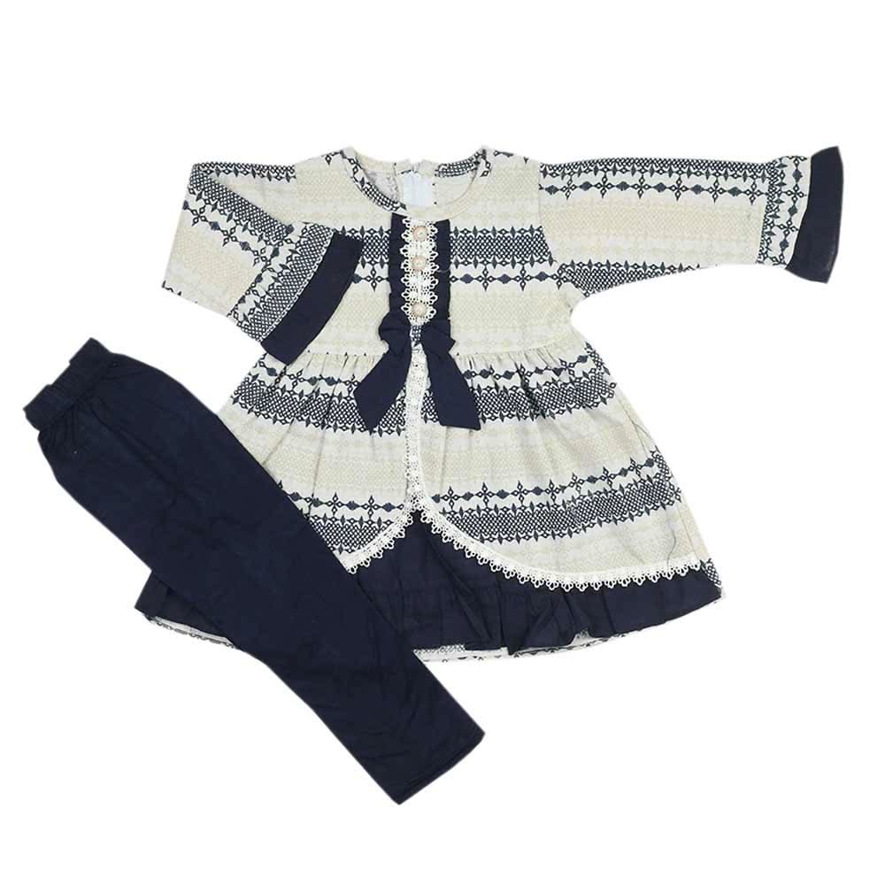 Girls Full Sleeves Suit - Navy Blue, Girls Suits, Chase Value, Chase Value