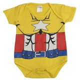 Newborn Boys Half Sleeves Romper - Yellow, Kids, Newborn Boys Rompers, Chase Value, Chase Value