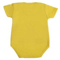 Newborn Boys Half Sleeves Romper - Yellow, Kids, Newborn Boys Rompers, Chase Value, Chase Value