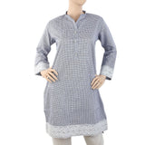 Women's Printed Kurti - Navy Blue, Women, Ready Kurtis, Chase Value, Chase Value