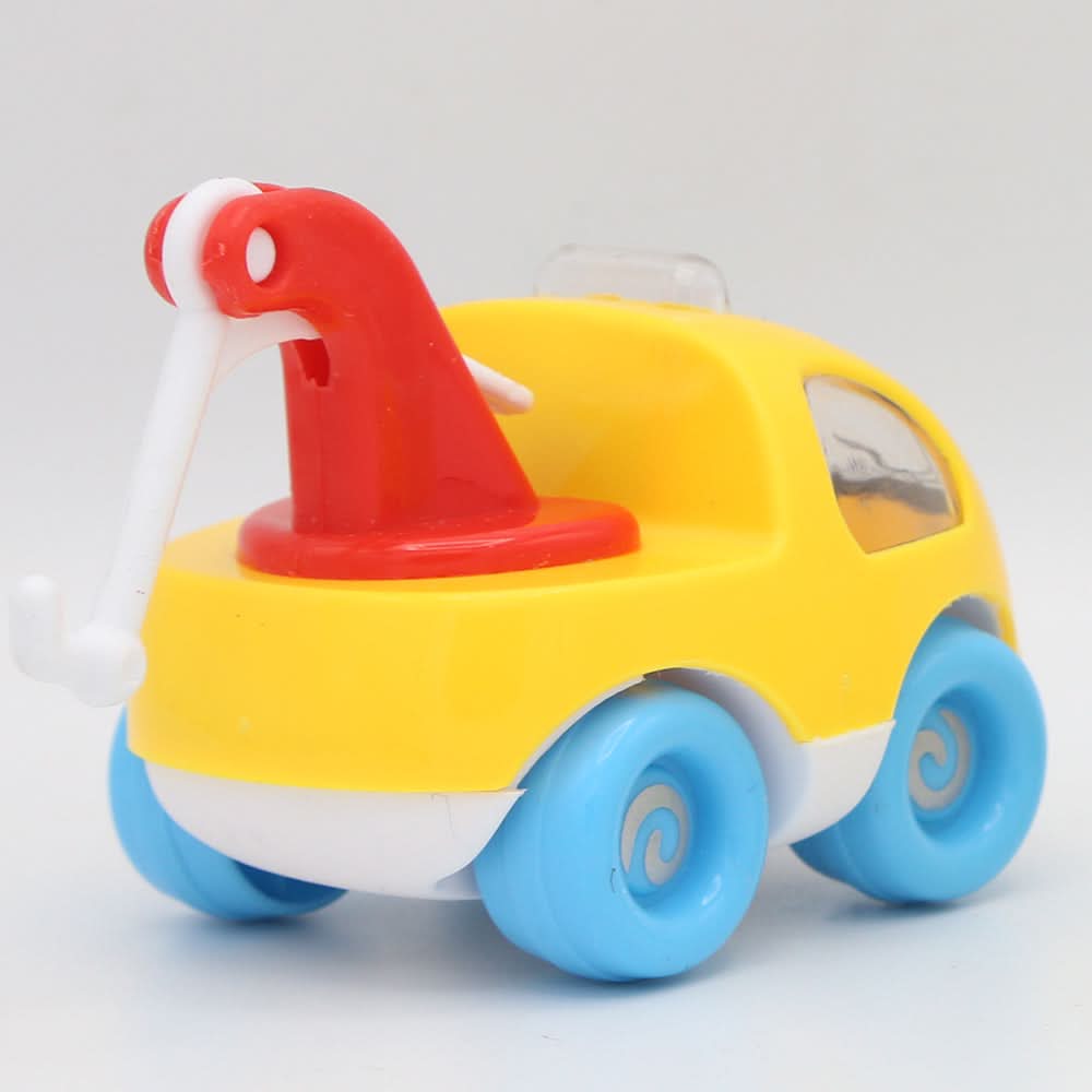 Kids Cartoon Car - Yellow, Kids, Non-Remote Control, Chase Value, Chase Value