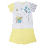 Newborn Boys Half Sleeves Suit - Yellow, Kids, NB Boys Sets And Suits, Chase Value, Chase Value