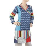 Women's Digital Printed Kurti - Blue, Women, Ready Kurtis, Chase Value, Chase Value
