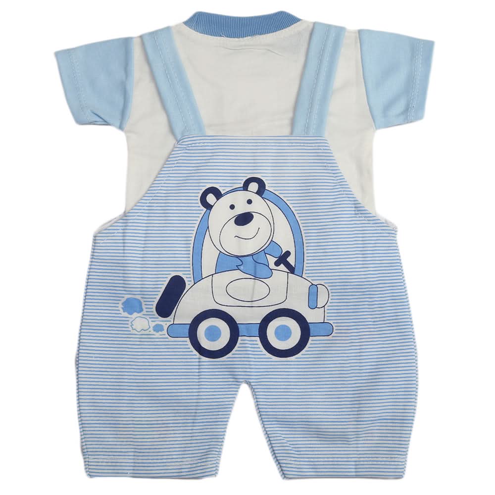 Newborn Boys Half Sleeves Romper - Blue, Kids, Newborn Boys Rompers, Chase Value, Chase Value