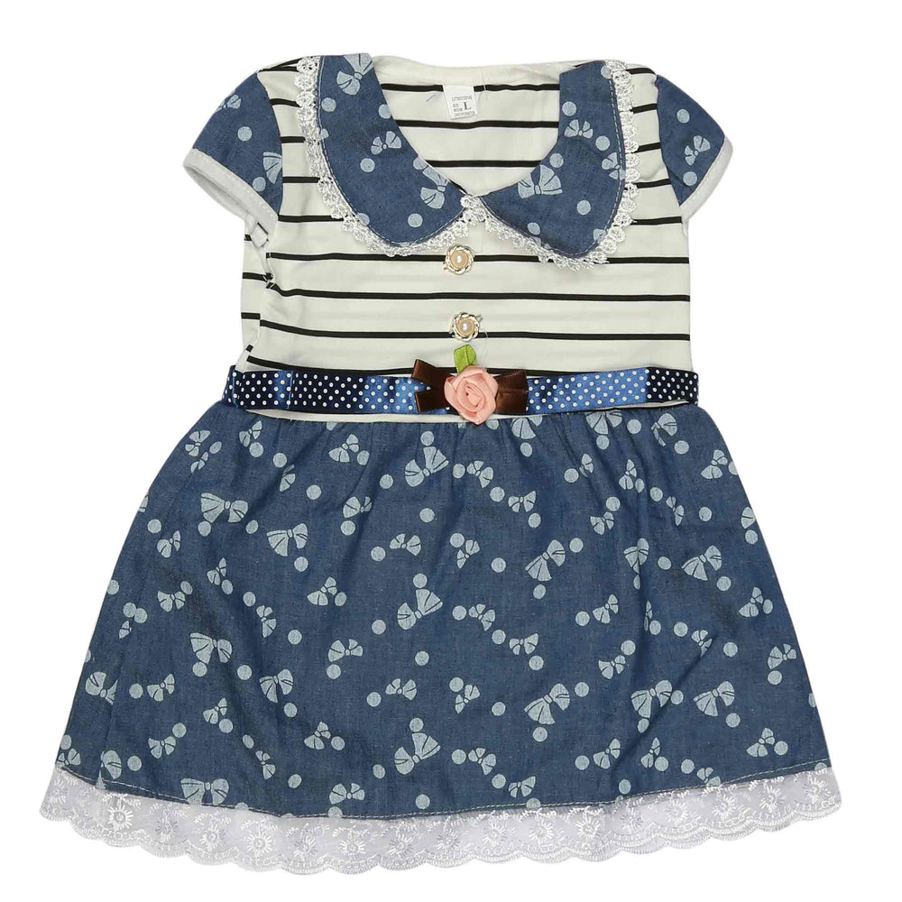 Girls Frock - Blue, Kids, Girls Frocks, Chase Value, Chase Value