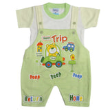 Newborn Boys Half Sleeves Romper - Green, Kids, Newborn Boys Rompers, Chase Value, Chase Value