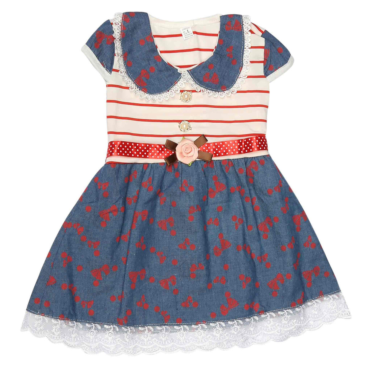 Girls Frock - Red, Kids, Girls Frocks, Chase Value, Chase Value