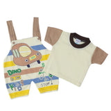 Newborn Boys Half Sleeves Romper - Brown, Kids, Newborn Boys Rompers, Chase Value, Chase Value
