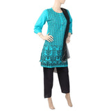 Women's Embroidered 03 Pcs Suit - Sea Green, Women, Shalwar Suits, Chase Value, Chase Value