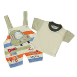 Newborn Boys Half Sleeves Romper - Light Green, Kids, Newborn Boys Rompers, Chase Value, Chase Value