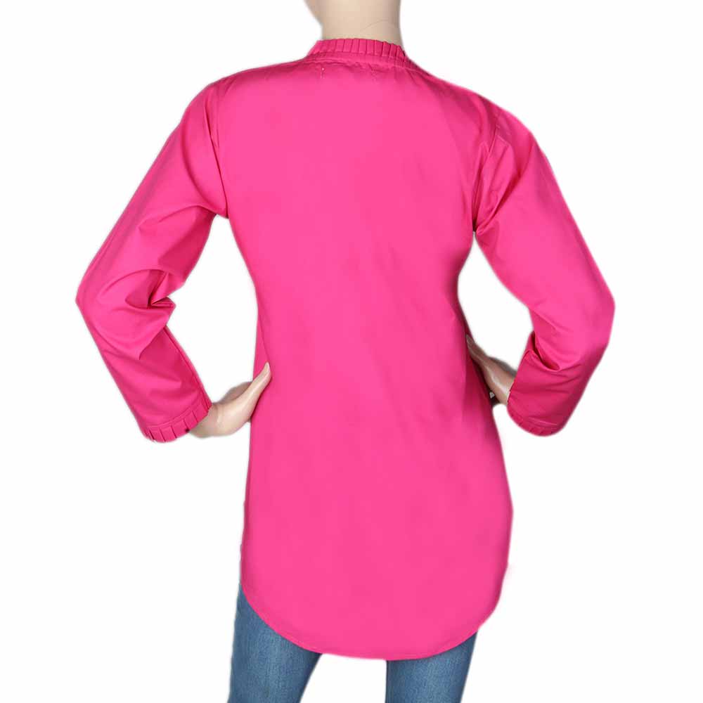 Women's Embroidered Woven Top - Pink, Women, T-Shirts And Tops, Chase Value, Chase Value