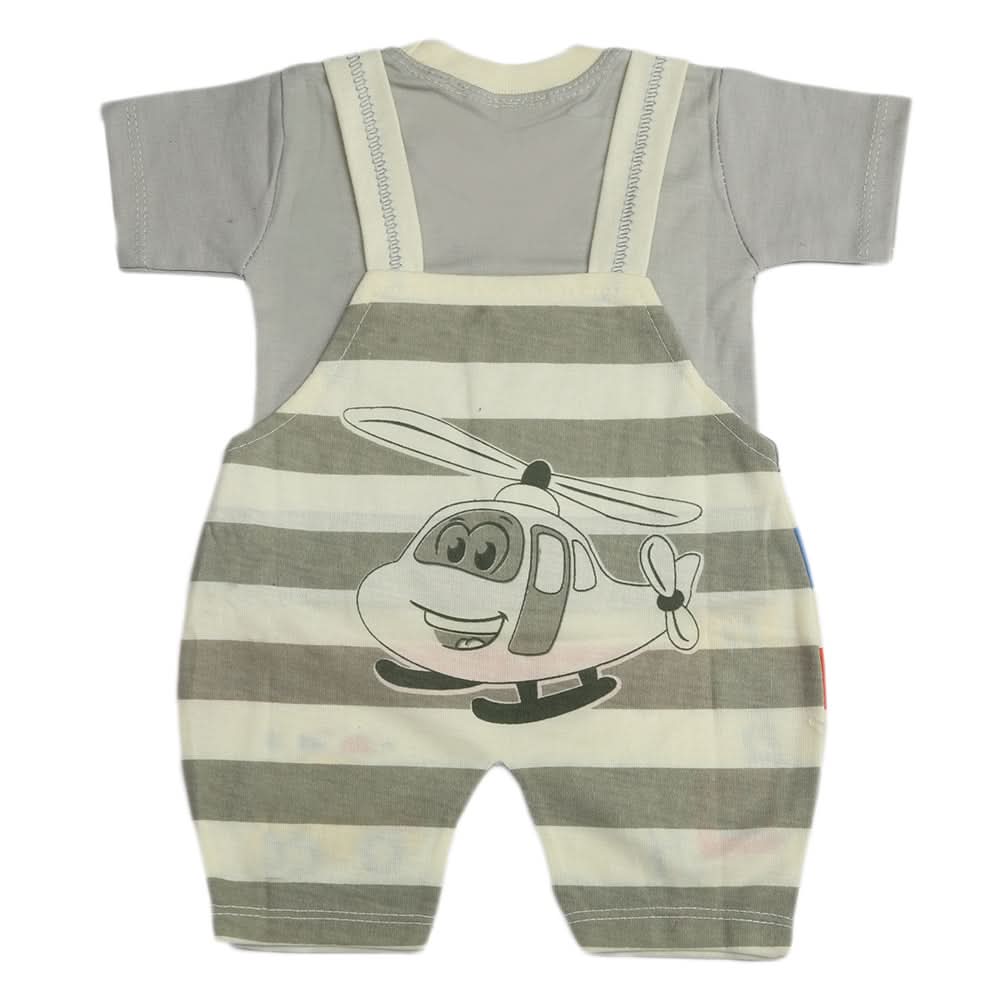 Newborn Boys Half Sleeves Romper - Fawn, Kids, Newborn Boys Rompers, Chase Value, Chase Value