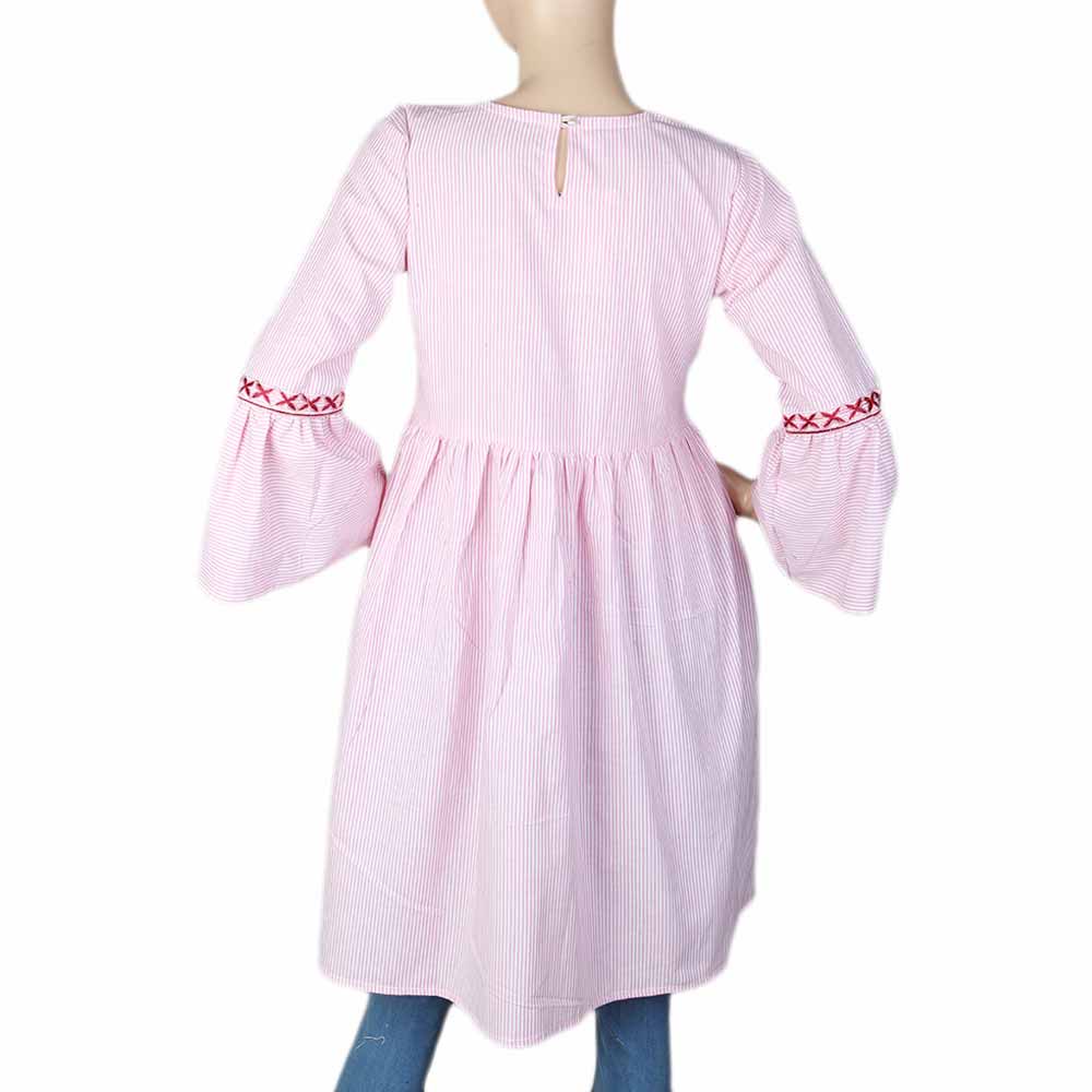 Women's Embroidered Kurti - Pink, Women's Fashion, Chase Value, Chase Value