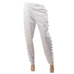 Women Woven Trouser - White, Women Pants & Tights, Chase Value, Chase Value