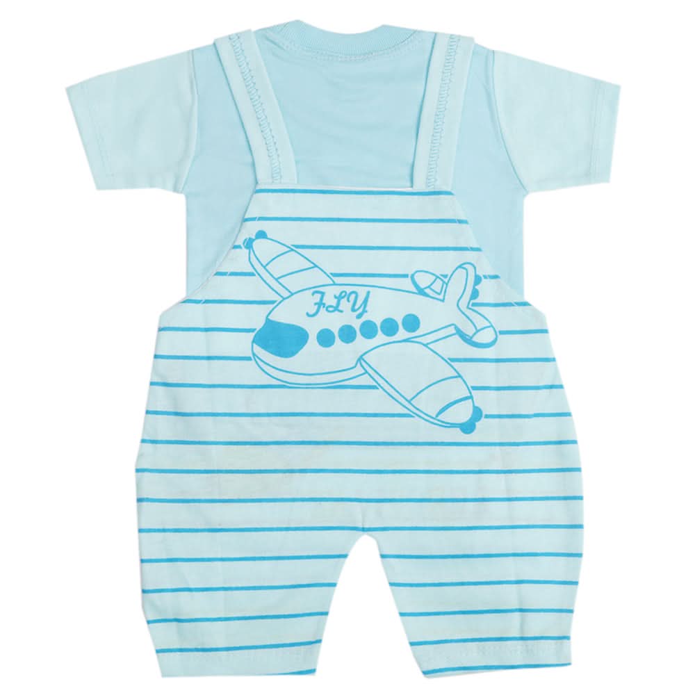 Newborn Boys Half Sleeves Romper - Blue, Kids, Newborn Boys Rompers, Chase Value, Chase Value