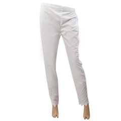 Women Woven Trouser - White, Women Pants & Tights, Chase Value, Chase Value