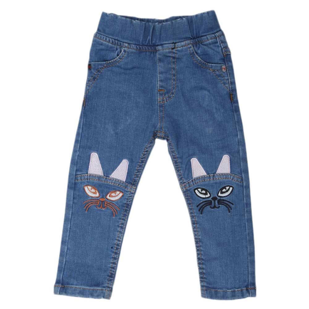 Girls Denim Pant - Light Blue, Kids, Pants And Capri, Chase Value, Chase Value