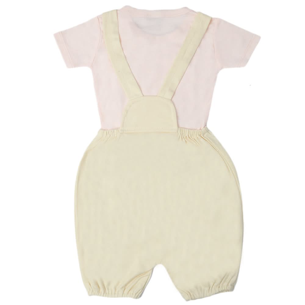 Newborn Boys Half Sleeves Romper - Peach, Kids, Newborn Boys Rompers, Chase Value, Chase Value