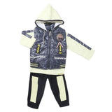 Boys 3Pcs Full Sleeves Suit - Green, Kids, Boys Sets And Suits, Chase Value, Chase Value