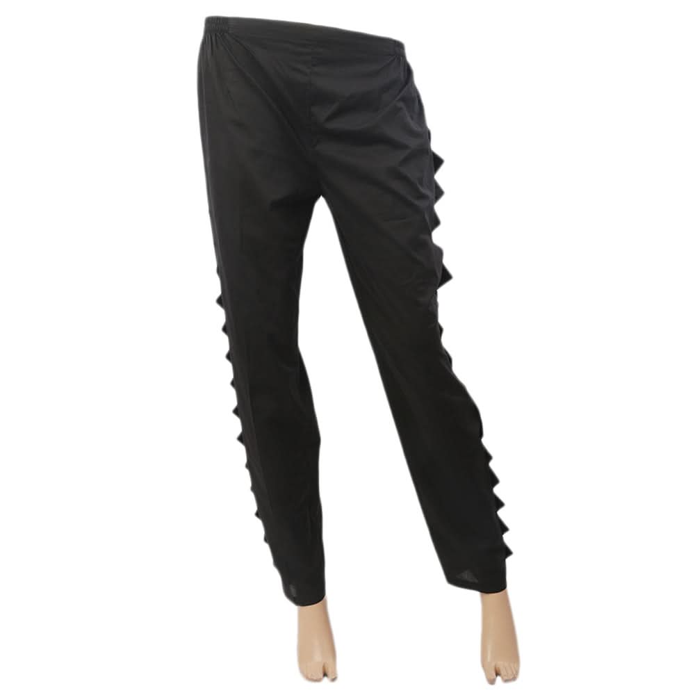 Women Woven Trouser - Black, Women Pants & Tights, Chase Value, Chase Value