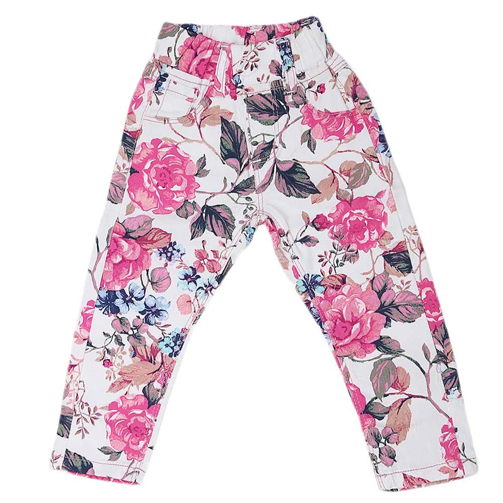 Girls Printed Pant - Pink, Kids, Girls Sets And Suits, Chase Value, Chase Value