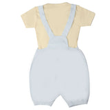 Newborn Boys Half Sleeves Romper - Fawn, Kids, Newborn Boys Rompers, Chase Value, Chase Value