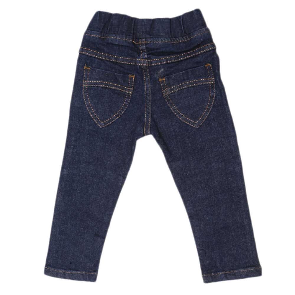 Girls Denim Pant - Dark Blue, Kids, Pants And Capri, Chase Value, Chase Value