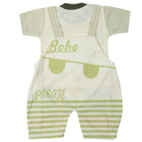 Newborn Boys Half Sleeves Romper - Green, Kids, Newborn Boys Rompers, Chase Value, Chase Value