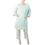 Women's Fancy 3Pcs Suit - Green, Women, Shalwar Suits, Chase Value, Chase Value