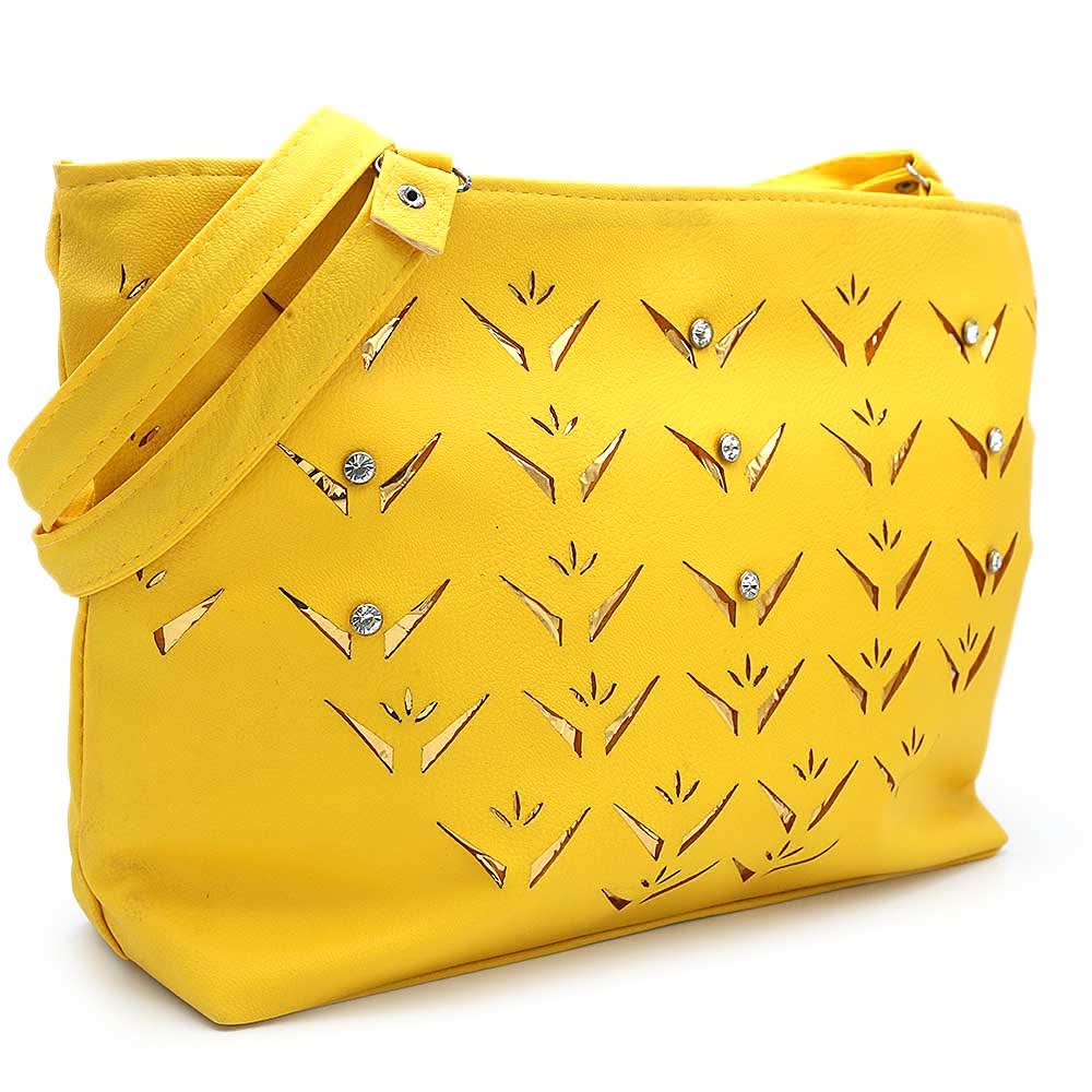 Women's Shoulder Bag ZH-49 - Yellow, Women, Bags, Chase Value, Chase Value