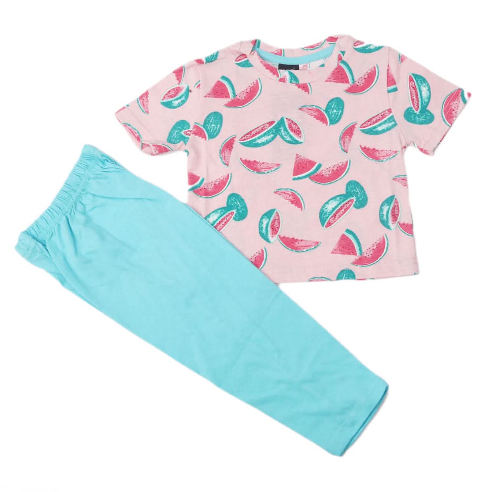 Girls Sleeping Suit - Pink, Kids, Girls Sets And Suits, Chase Value, Chase Value