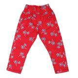 Girls Printed Pant - Red, Kids, Girls Sets And Suits, Chase Value, Chase Value