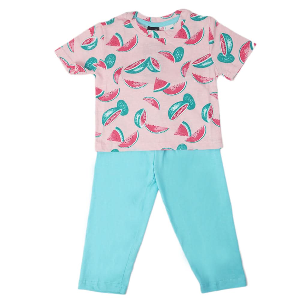 Girls Sleeping Suit - Pink, Kids, Girls Sets And Suits, Chase Value, Chase Value