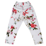 Girls Printed Pant - White, Kids, Girls Sets And Suits, Chase Value, Chase Value