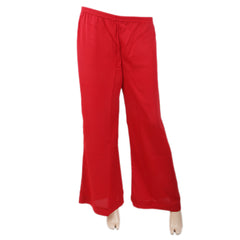 Women's Plain Georgette Trouser - Red, Women, Pants & Tights, Chase Value, Chase Value