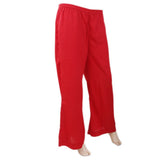 Women's Plain Georgette Trouser - Red, Women, Pants & Tights, Chase Value, Chase Value