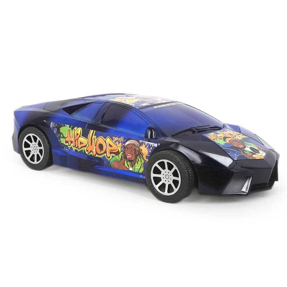 Friction Car - Blue, Kids, Non-Remote Control, Chase Value, Chase Value