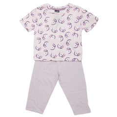 Girls Sleeping Suit - Tea Pink, Kids, Girls Sets And Suits, Chase Value, Chase Value