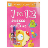 Stickers And Coloring Book - Multi, Kids, Kids Colouring Books, Chase Value, Chase Value