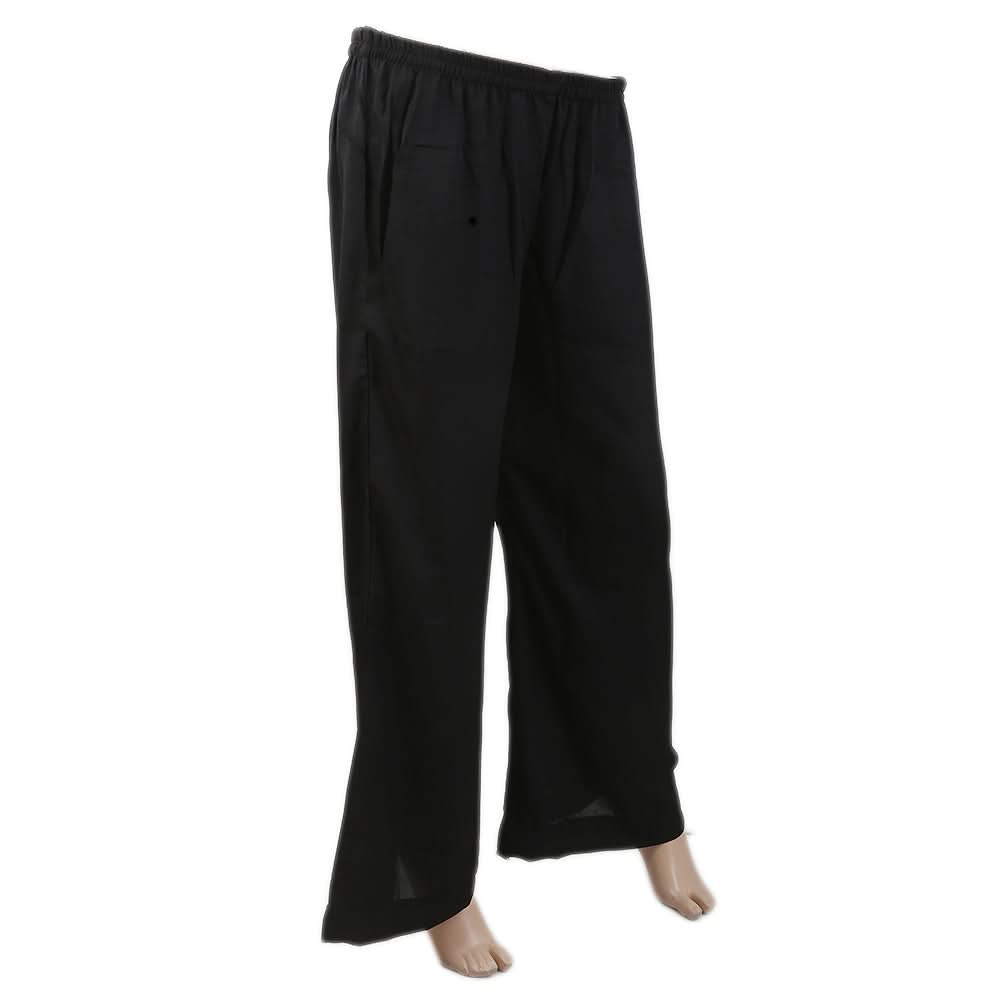 Women's Plain Georgette Trouser - Black, Women, Pants & Tights, Chase Value, Chase Value