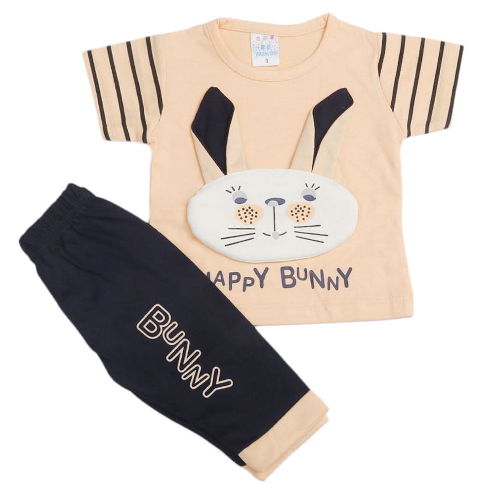 Newborn Boys Half Sleeves Suits - Peach, Kids, New Born Boys Sets And Suits, Chase Value, Chase Value