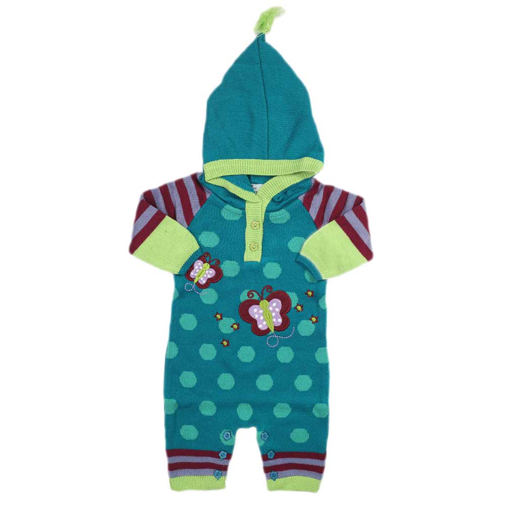 Newborn Girls Romper - Green, Newborn Girls Rompers, Chase Value, Chase Value